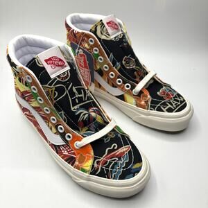 Vans Womens Off the Wall Sk8-Hi 38 Dx Anahmfcty Muli colour Lace up shoes 7 M